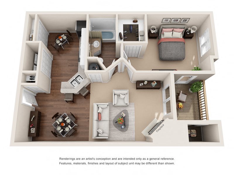 Floor Plans of Marina Shores Apartments in Virginia Beach, VA